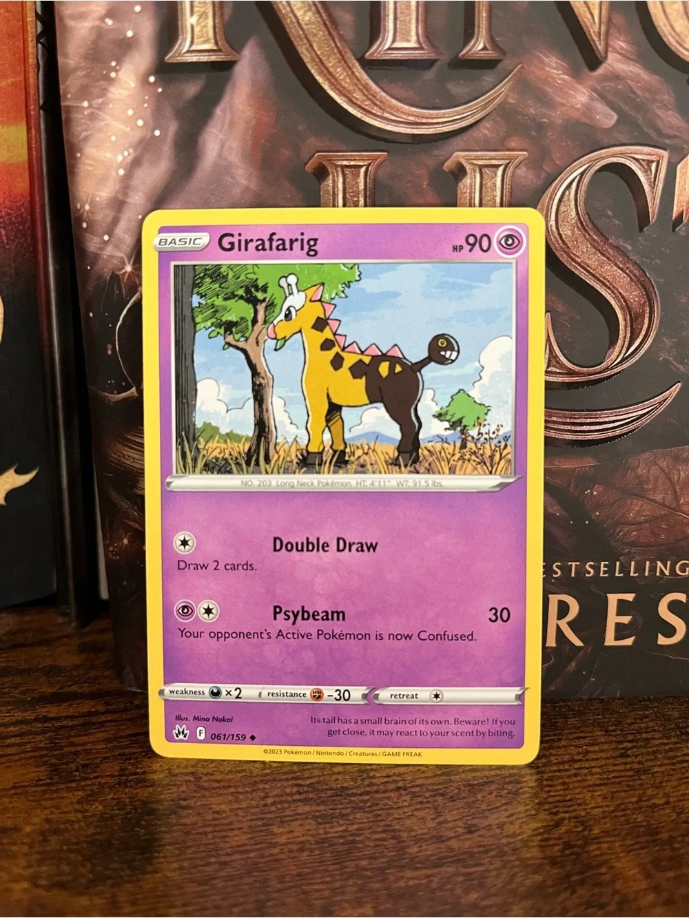 Girafarig Collectible Card Pokemon Crown Zenith Regular 061/159